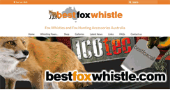 Desktop Screenshot of bestfoxwhistle.com